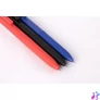 Kép 2/6 - Zseléstoll display, 0,5 mm, nyomógombos, radírozható, APLI "Erasable", vegyes színek
