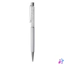 Kép 1/2 - Golyóstoll, krémfehér, felül fehér SWAROVSKI® kristállyal töltve, 14 cm, ART CRYSTELLA®