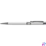 Kép 2/2 - Golyóstoll, fehér, középen fehér SWAROVSKI® kristállyal töltve, 14cm, ART CRYSTELLA®