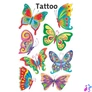 Kép 2/4 - Matrica, tetoválás, 1 ív, 76x120 mm, AVERY ZWECKFORM, "Z-Design No.56742", pillangók