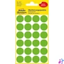 Kép 1/6 - Etikett, 18 mm, kör, eltávolítható, AVERY ZWECKFORM, fűzöld, 96 etikett/csomag