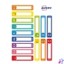 Kép 1/5 - Etikett, tollcímke, 50x10 mm, kézzel írható, AVERY ZWECKFORM, vicces-színes, 30 etikett/csomag