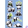 Kép 2/3 - Matrica, műanyag, 1 ív, 76x120 mm, AVERY ZWECKFORM, "Z-Design No.57297", panda