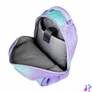 Kép 5/8 - Iskolatáska, cipzáras, laptoptartóval, BELMIL "Companion Serenity", lila, pillangó