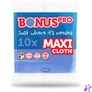 Kép 1/3 - Törlőkendő, univerzális, 10 db, BONUS "MAXI", kék