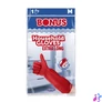 Kép 1/2 - Gumikesztyű, háztartási, latex, extra hosszú, 38 cm, M méret, BONUS, piros