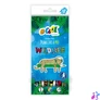 Kép 1/2 - Színes ceruza készlet, háromszögletű, COOL BY VICTORIA "Wildlife", 12 különböző szín