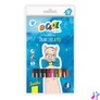 Kép 1/4 - Színes ceruza készlet, háromszögletű, vastag, COOL BY VICTORIA, 12 különböző szín
