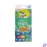Kép 1/5 - Színes ceruza készlet, kerek, COOL BY VICTORIA "Pastel", 12 pasztell szín
