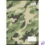 Kép 1/2 - Füzet, tűzött, A4, kockás, 32 lap, COOL BY VICTORIA "Camouflage", "87-32"