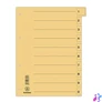 Kép 1/2 - Regiszter, karton, A4, mikroperforált, DONAU, citromsárga
