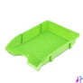 Kép 1/2 - Irattálca, műanyag, törhetetlen, DONAU "Solid", világoszöld