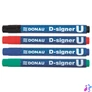Kép 3/3 - Alkoholos marker, 2-4 mm, kúpos, DONAU "D-signer U", piros