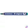 Kép 2/3 - Alkoholos marker, 2-4 mm, kúpos, DONAU "D-signer U", zöld