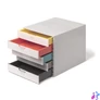 Kép 3/8 - Irattároló, műanyag, 5 fiókos, DURABLE "VARICOLOR® 5", fehér