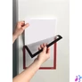 Kép 2/4 - Infokeret, A4, mágneses, DURABLE "DURAFRAME® MAGNETIC", piros