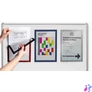 Kép 4/4 - Infokeret, A4, mágneses, DURABLE "DURAFRAME® MAGNETIC", piros