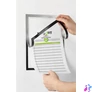 Kép 4/4 - Infokeret, A4, öntapadó, jegyzetelhető, DURABLE DURAFRAME® "NOTE", ezüst