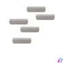 Kép 1/4 - Jegyzettartó klip, öntapadó, mágneses, DURABLE "DURAFIX® CLIP", ezüst
