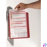 Kép 1/3 - Bemutatótábla tartó, fali, 5 db bemutatótáblával, DURABLE "VARIO® WALL 5", piros