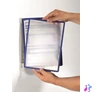 Kép 3/4 - Bemutatótábla tartó, fali, 5 db bemutatótáblával, DURABLE "VARIO® WALL 5", sötétkék