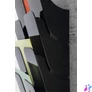 Kép 2/4 - Prospektustartó, fali, álló, A4, DURABLE "FLEXIPLUS 6", fekete