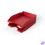 Kép 2/2 - Irattálca, műanyag, DURABLE, "Basic", piros