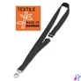 Kép 1/3 - Nyakbaakasztó, karabinerrel, DURABLE "ECO", fekete