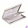 Kép 3/6 - Névjegykártyatartó tárca, fém, 20 db-os, DURABLE "CARD BOX DUO", ezüst