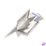 Kép 5/6 - Névjegykártyatartó tárca, fém, 20 db-os, DURABLE "CARD BOX DUO", ezüst