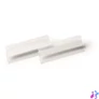 Kép 2/6 - Logisztikai zseb, 100x38 mm, fekvő, DURABLE "HARD COVER", öntapadó csíkkal, átlátszó