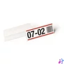Kép 4/6 - Logisztikai zseb, 100x38 mm, fekvő, DURABLE "HARD COVER", öntapadó csíkkal, átlátszó