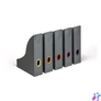 Kép 1/3 - Iratpapucs készlet, műanyag, 73 mm, DURABLE "VARICOLOR®", vegyes