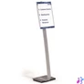 Kép 2/8 - Padlóállvány, A3, DURABLE "INFO SIGN", ezüst