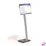 Kép 3/8 - Padlóállvány, A3, DURABLE "INFO SIGN", ezüst