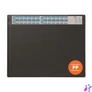 Kép 1/2 - Könyökalátét, 650x480 mm, éves naptárral, DURABLE, fekete