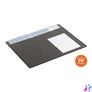 Kép 2/2 - Könyökalátét, 650x480 mm, éves naptárral, DURABLE, fekete