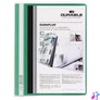 Kép 1/3 - Gyorsfűző, A4, széles, panorámás, DURABLE "DURAPLUS®", zöld