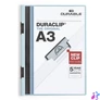 Kép 1/2 - Gyorsfűző, klipes, A3, DURABLE "DURACLIP® 60", kék