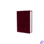 Kép 1/2 - Oklevéltartó, A4, exkluzív, plüss, bordó