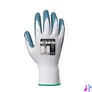 Kép 2/3 - Védőkesztyű, nitril, L méret, "Flexo Grip" szürke-fehér