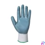 Kép 3/3 - Védőkesztyű, nitril, M méret, "Flexo Grip" szürke-fehér
