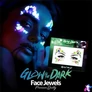 Kép 2/4 - Arc ékszer készlet, öntapadó, UV fényben fluoreszkáló, "Glow in the dark", neon színek