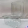Kép 1/2 - Ételtároló doboz, egybefedeles, műanyag, szögletes, 500 ml, 100 db, "Party", víztiszta