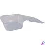 Kép 2/2 - Ételtároló doboz, egybefedeles, műanyag, szögletes, 500 ml, 100 db, "Party", víztiszta