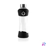 Kép 1/2 - Kulacs, 550 ml, üveg, EQUA "Active", fekete