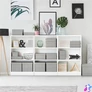 Kép 5/5 - Tárolódoboz, kocka alakú, ESSELTE "Home", szürke