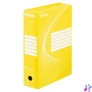 Kép 1/3 - Archiválódoboz, A4, 100 mm, karton, ESSELTE "Boxycolor", sárga