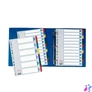Kép 2/2 - Regiszter, laminált karton, A4, 6 részes, ESSELTE "Mylar"