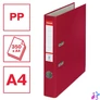 Kép 2/5 - Iratrendező, 50 mm, A4, PP/karton, élvédő sínnel, ESSELTE "Economy", bordó
